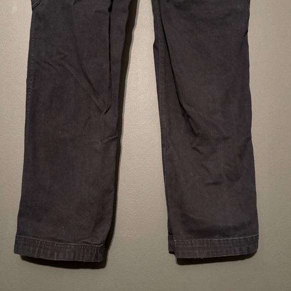 Duluth Trading Co Men’s Black Fire Hose Slim Fit Cargo Pants 36x32 Soft Black - Picture 7 of 14
